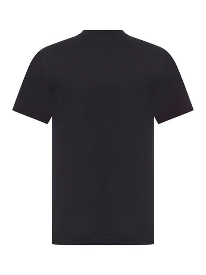 T-Shirt Nera Logo Classic Burberry