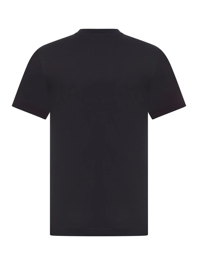 T-Shirt Nera Logo Classic Burberry