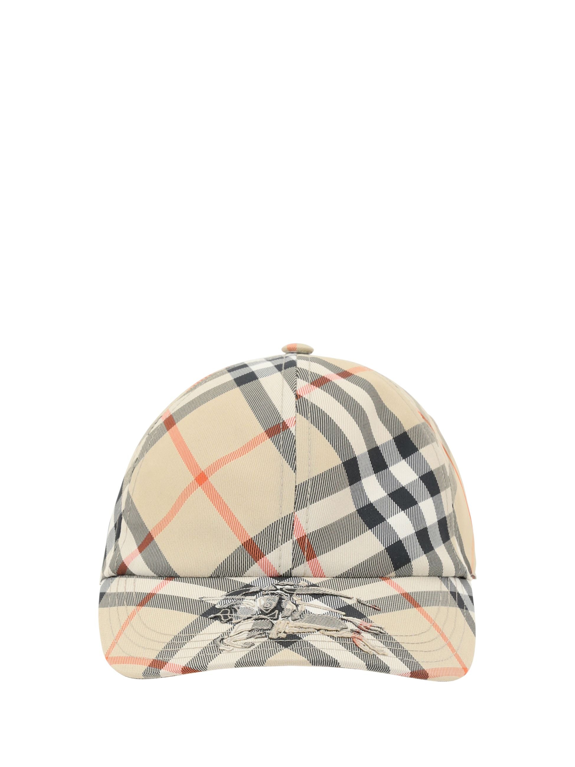 Cappello con Visiera Check Burberry
