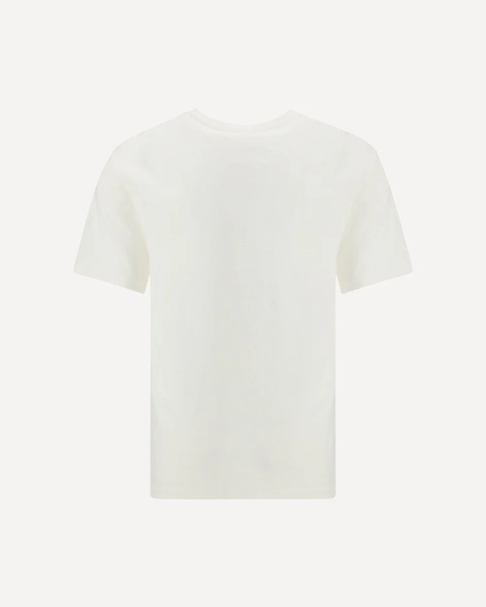 T-Shirt Bianca Scritta Jil Sander