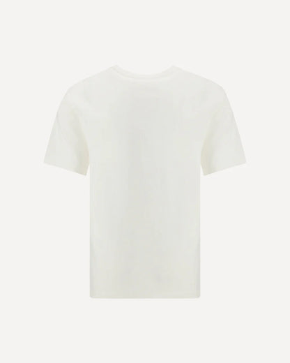 T-Shirt Bianca Scritta Jil Sander