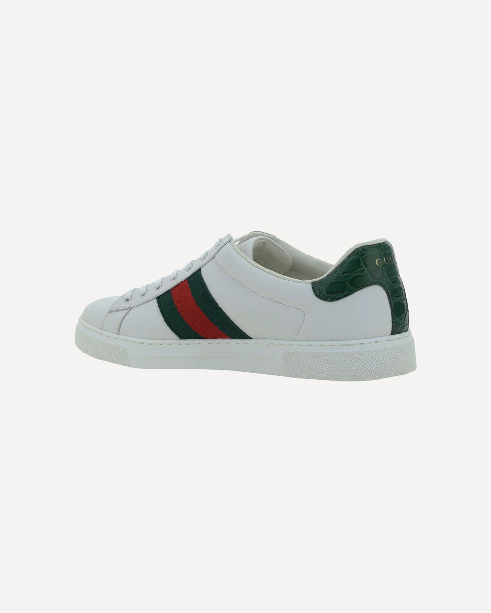 Sneakers Bianca Ace Striscia Multicolor Gucci