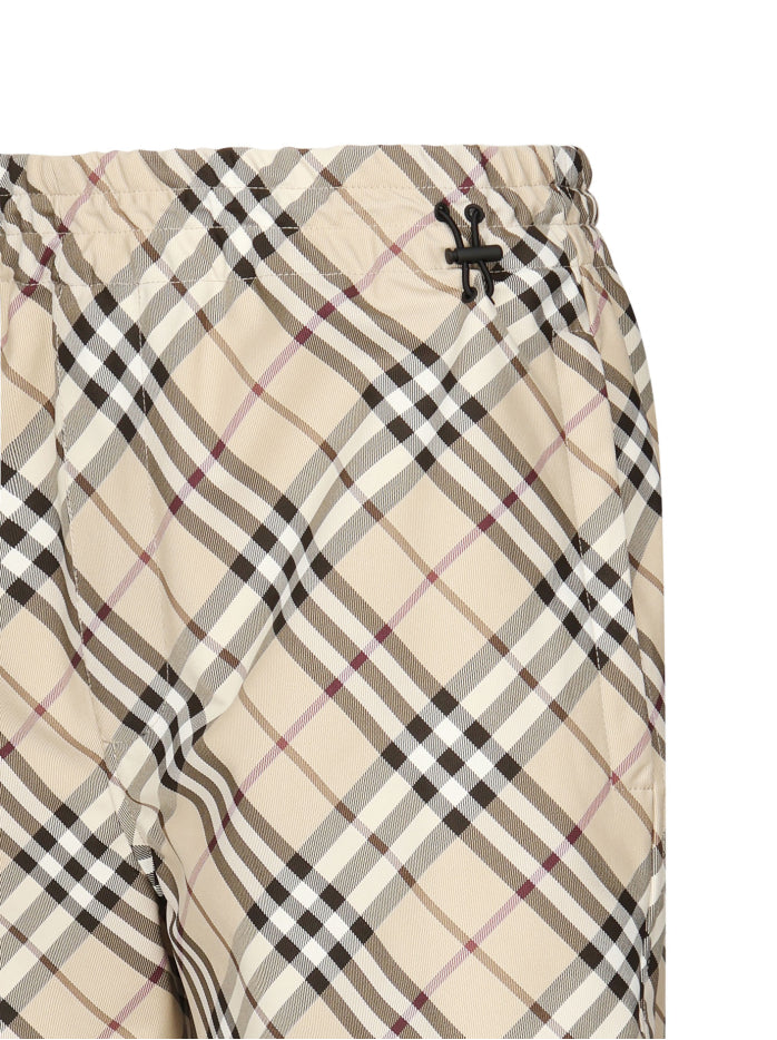 Shorts Logo All Over Check Burberry