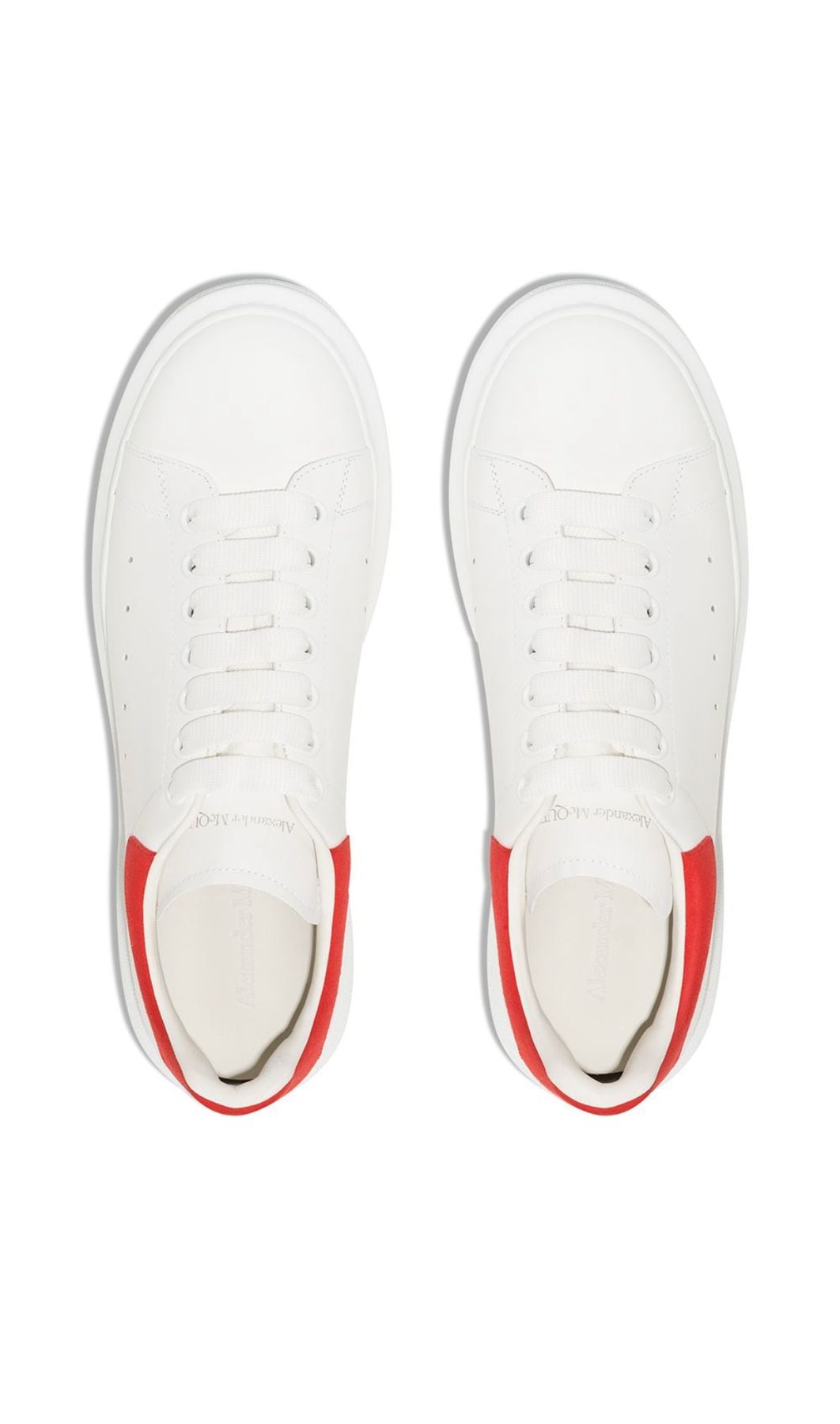 SNEAKERS BIANCA RETRO ROSSO ALEXANDER MCQUEEN
