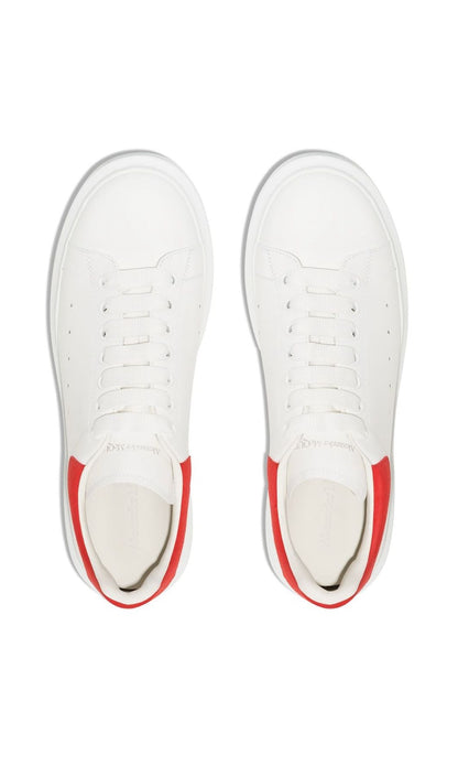 SNEAKERS BIANCA RETRO ROSSO ALEXANDER MCQUEEN