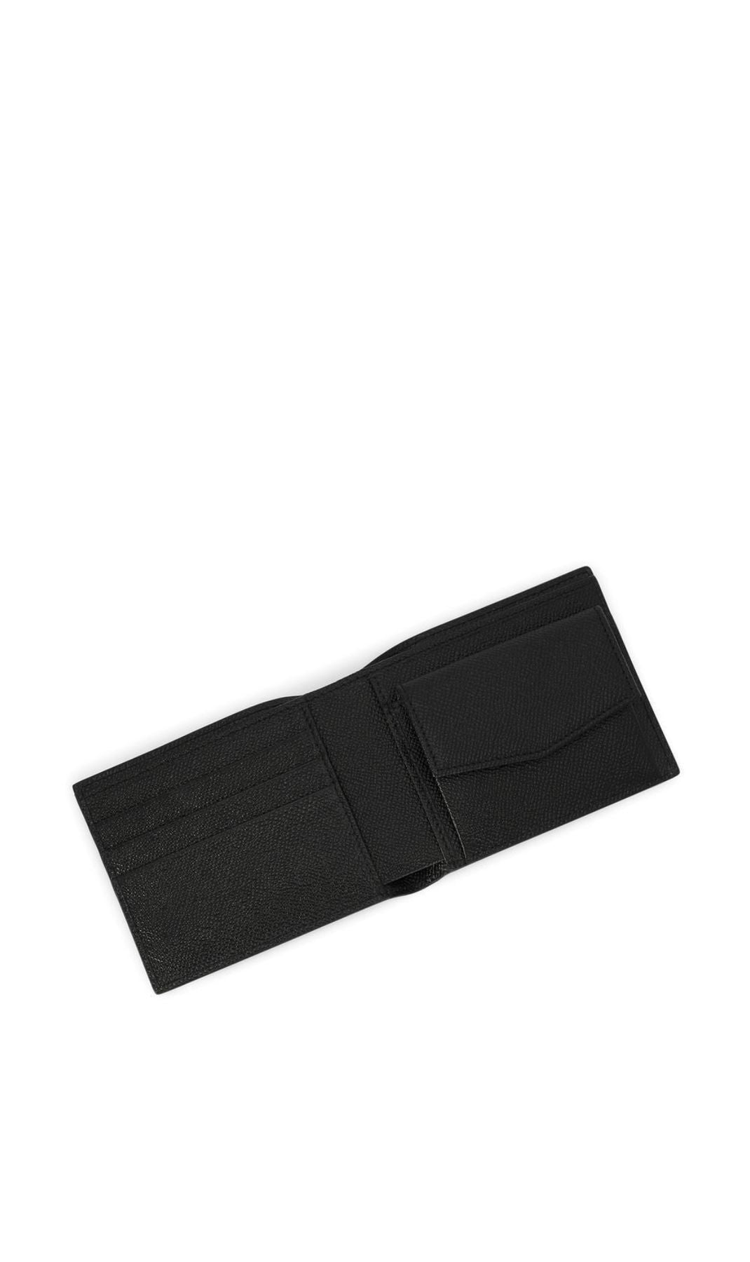PORTAFOGLIO NERO CON PLACCHETTA IN METALLO DOLCE E GABBANA