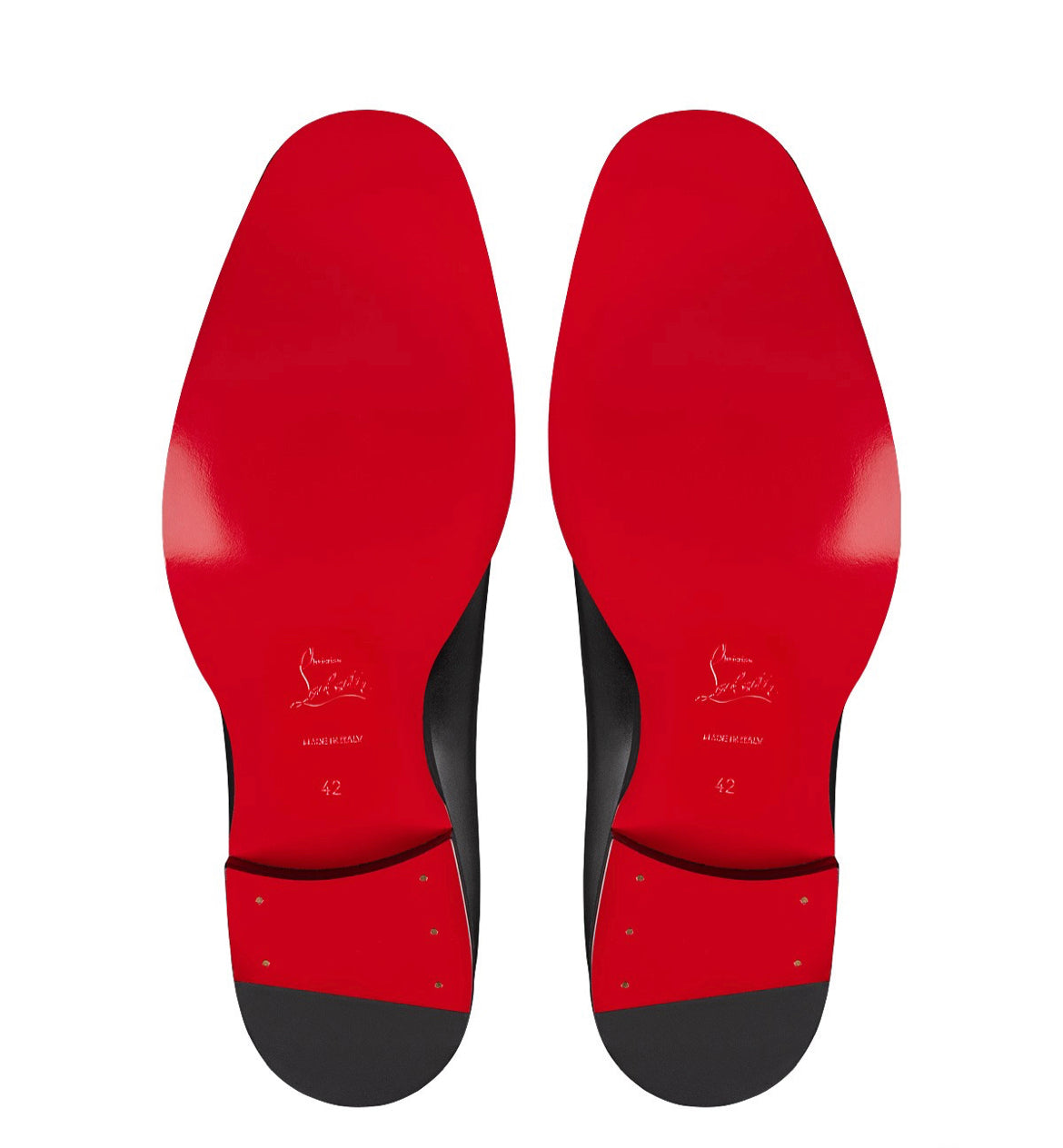 STRINGATA NERA CON SPILLA ARGENTO CHRISTIAN LOUBOUTIN