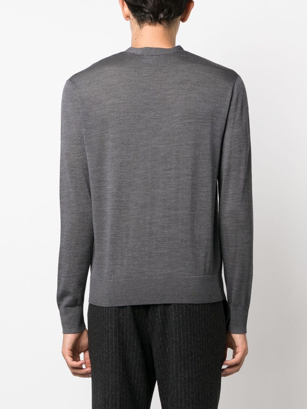 CARDIGAN GRIGIO CON LOGO DSQUARED