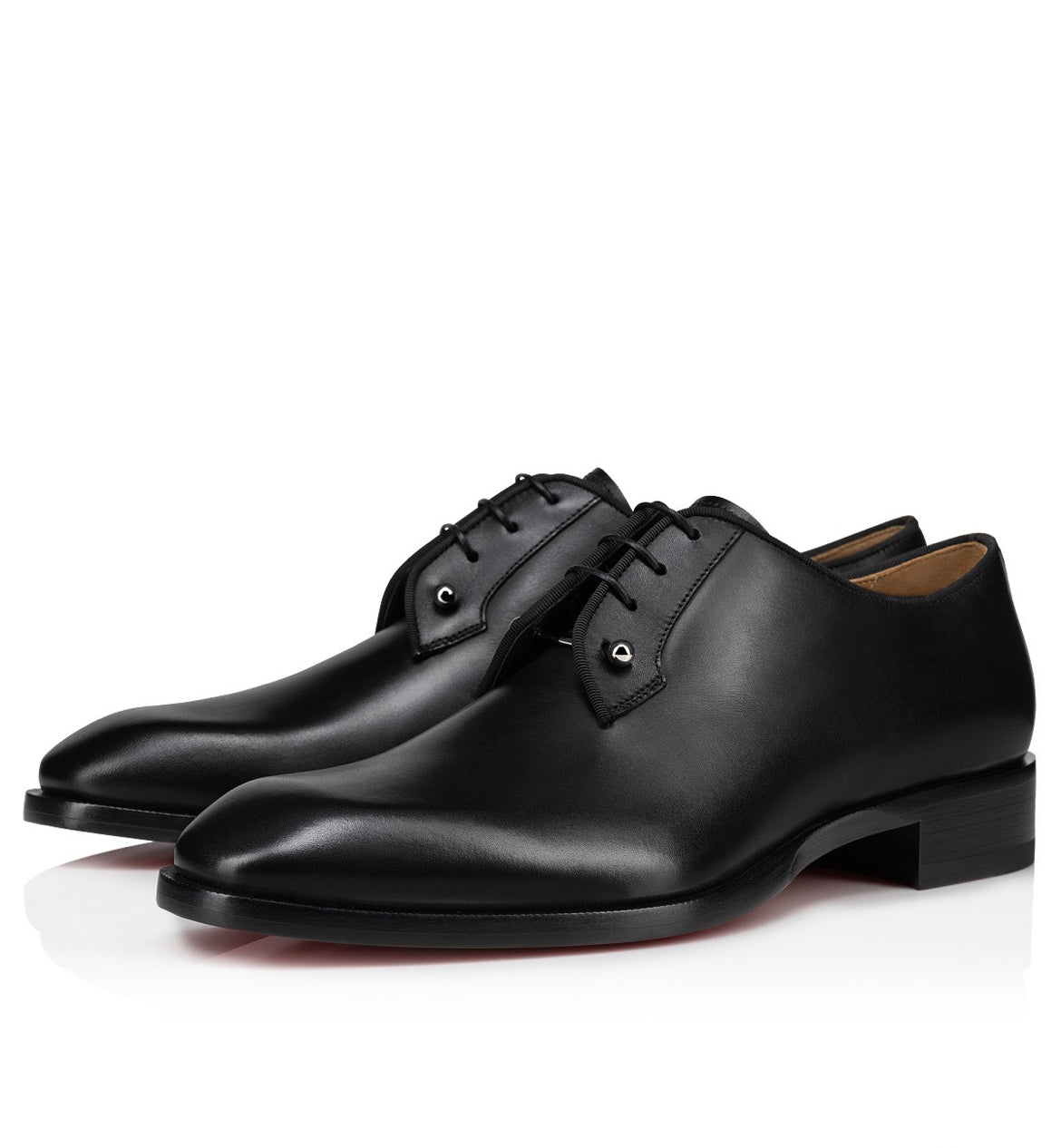 STRINGATA NERA CON SPILLA ARGENTO CHRISTIAN LOUBOUTIN
